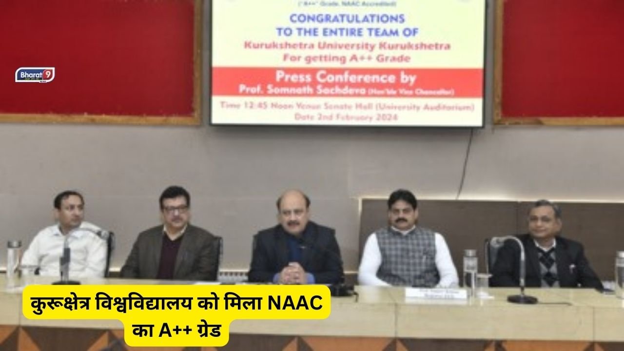 Kurukshetra University: कुरूक्षेत्र विश्वविद्यालय को मिला NAAC का A++ ग्रेड, हरियाणा के पहले विश्वविद्यालय को मिली ये उपलब्धि